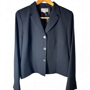 Vintage 90’s PendletonVirgin wool feminine Women's Black 10 single Blazer
